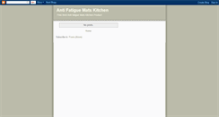 Desktop Screenshot of antifatiguematskitchen.blogspot.com