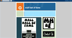 Desktop Screenshot of mall-hall-of-fame.blogspot.com