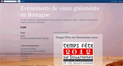 Desktop Screenshot of evenementsvieuxgreementsenbretagne.blogspot.com