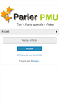 Mobile Screenshot of parier-courses.blogspot.com