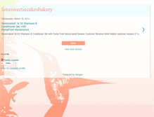 Tablet Screenshot of lovesweetiecakesbakery.blogspot.com