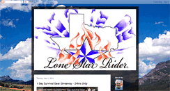 Desktop Screenshot of lonestarrider.blogspot.com