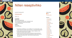 Desktop Screenshot of nillenreseptit.blogspot.com