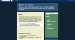 Desktop Screenshot of antcolonies.blogspot.com