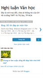 Mobile Screenshot of nghiluanvanhoc.blogspot.com