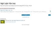 Tablet Screenshot of nghiluanvanhoc.blogspot.com