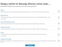 Tablet Screenshot of mangadirecto.blogspot.com
