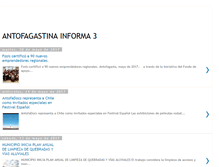 Tablet Screenshot of antofagastinainforma.blogspot.com