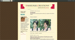 Desktop Screenshot of daisiemaicreations.blogspot.com