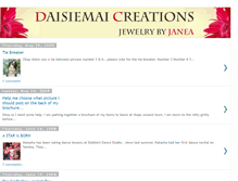 Tablet Screenshot of daisiemaicreations.blogspot.com