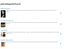 Tablet Screenshot of petrosbaptistchurch.blogspot.com