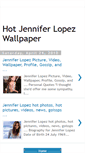 Mobile Screenshot of hot-jennifer-lopez-wallpaper.blogspot.com