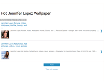 Tablet Screenshot of hot-jennifer-lopez-wallpaper.blogspot.com