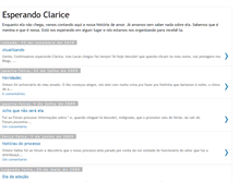 Tablet Screenshot of esperandoclarice.blogspot.com