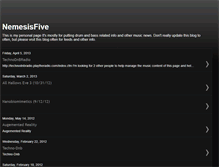 Tablet Screenshot of nemesisfive.blogspot.com