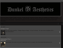 Tablet Screenshot of dunkelaesthetics.blogspot.com