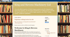 Desktop Screenshot of kingandstevensmachineryltd.blogspot.com