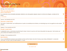 Tablet Screenshot of innovandohistoria.blogspot.com