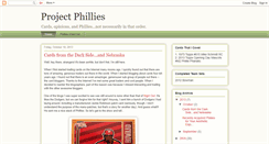 Desktop Screenshot of project-phillies.blogspot.com