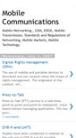 Mobile Screenshot of mobilecommunicationsfacts.blogspot.com