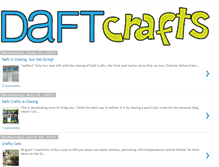 Tablet Screenshot of daftcraftsblog.blogspot.com