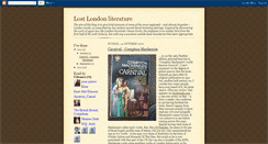 Desktop Screenshot of lostlondonlit.blogspot.com