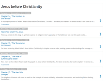Tablet Screenshot of jesusbefore.blogspot.com