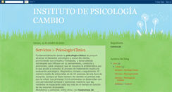 Desktop Screenshot of institutodepsicologiacambio.blogspot.com