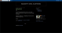 Desktop Screenshot of naughty-girl-clothing.blogspot.com
