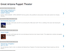 Tablet Screenshot of greatarizonapuppettheater.blogspot.com