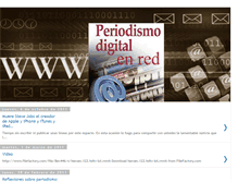Tablet Screenshot of periodismodigitalenred.blogspot.com
