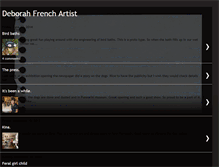 Tablet Screenshot of deborahfrenchartist.blogspot.com