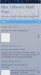 Mobile Screenshot of gibsonmath.blogspot.com