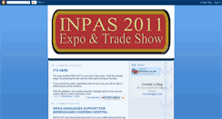 Desktop Screenshot of inpas2011.blogspot.com