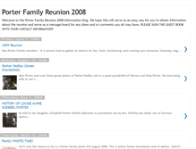 Tablet Screenshot of porterfamilyreunion.blogspot.com