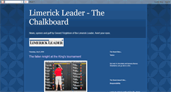 Desktop Screenshot of limerickleader-thechalkboard.blogspot.com