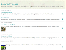 Tablet Screenshot of organicprincess.blogspot.com