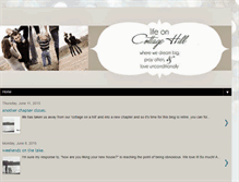 Tablet Screenshot of lifeoncottagehill.blogspot.com