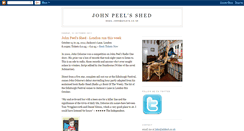 Desktop Screenshot of johnpeelsshed.blogspot.com