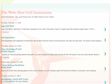 Tablet Screenshot of gotgolftips.blogspot.com