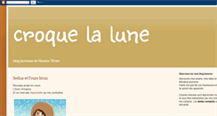Desktop Screenshot of croque-la-lune.blogspot.com