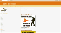 Desktop Screenshot of jokebriefcase.blogspot.com