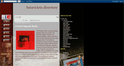 Desktop Screenshot of bataviarts.blogspot.com