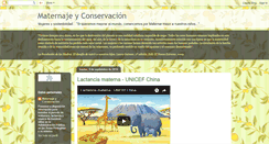 Desktop Screenshot of maternajeyconservacion.blogspot.com