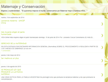 Tablet Screenshot of maternajeyconservacion.blogspot.com