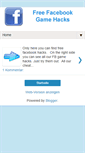 Mobile Screenshot of free-facebook-hacks.blogspot.com
