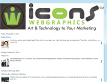 Tablet Screenshot of iconswebgraphics.blogspot.com