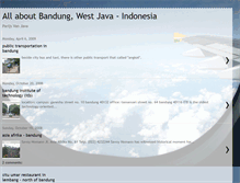Tablet Screenshot of bandung-explorer.blogspot.com