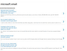 Tablet Screenshot of microsoft-email5.blogspot.com