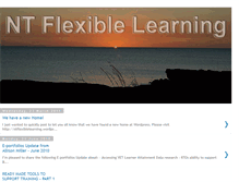 Tablet Screenshot of ntflexiblelearning.blogspot.com